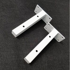 ブラケット DIY オープン 棚ブラケット 家庭 オフィス キッチン用 ホワイト