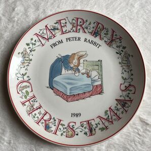 WEDGWOOD 1989年 ピーターラビット クリスマスプレート