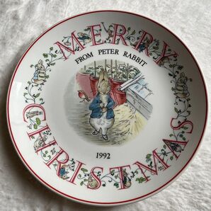 WEDGWOOD 1992年 ピーターラビット クリスマスプレート