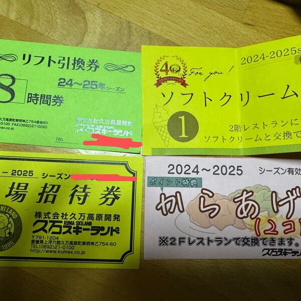 久万スキーランド 入場&リフト券 おまけ付き