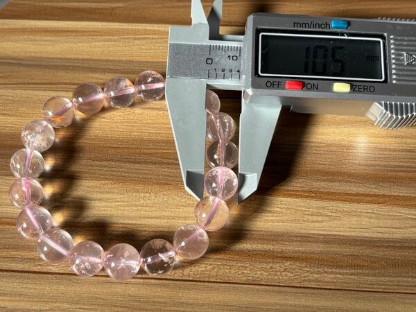 透明度高いゴーストクォーツブレスレット 水晶 天然石ブレスレット