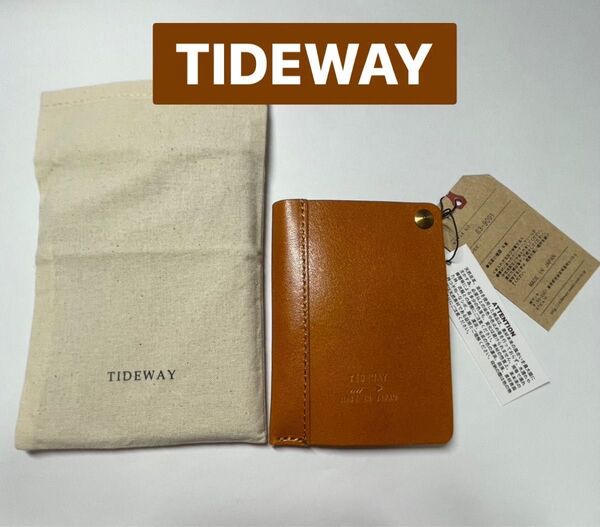 TIDEWAY タイドウェイ カードケース キャメル