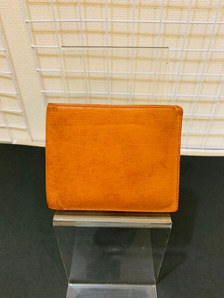 【まあまあ美品】FICO フィーコ ウォレット ミニ財布 折り財布 レザー ブラウン 高品質 柔らかい革