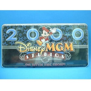 * как новый * Disney Mickey номерной знак 2000 Disney MGM Studio WDW 2000 год 