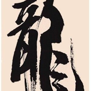 「龍の字」 京友禅浸透染 日本手拭い 手ぬぐい【加藤萬】