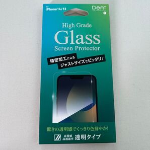 DEFF ハイグレードガラススクリーンプロテクター iPhone 14/13