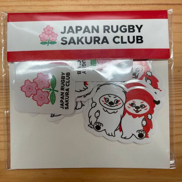 JAPAN RUGBY SAKURA CLUB フレークシール まとめ売り