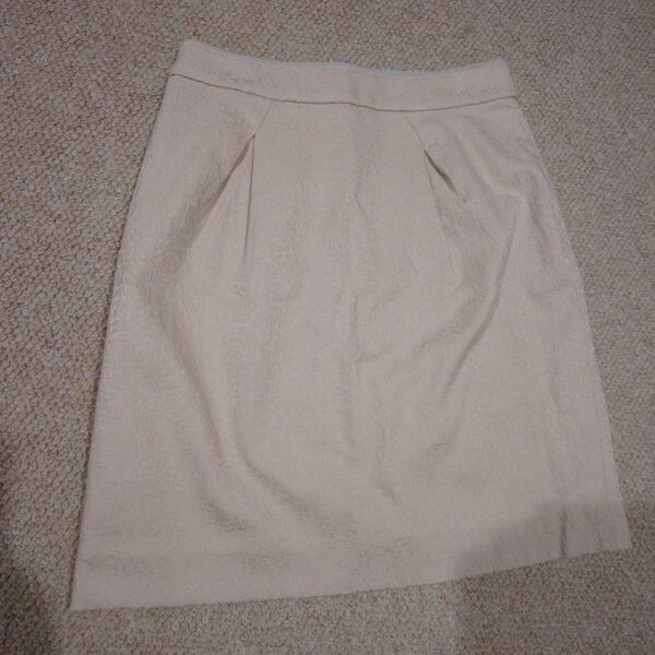 PROPORTION BODY DRESSING ベージュタイトミニスカート 春