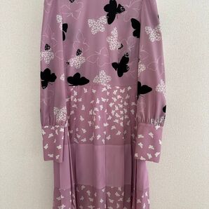 RED VALENTINO レッド ヴァレンティノ レディースワンピース モーヴピンク 蝶柄