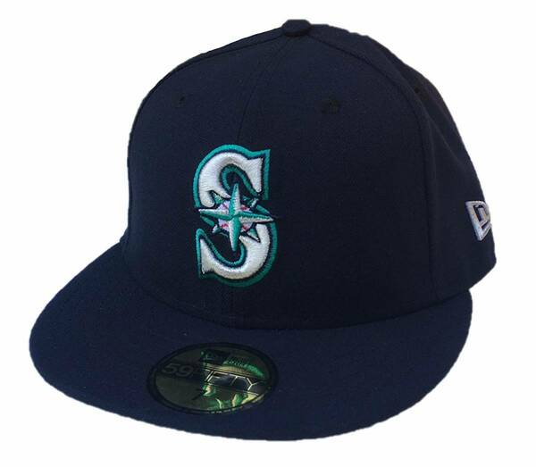 New Era ニューエラ MLB Seattle Mariners シアトル マリナーズ ベースボールキャップ（ダークネイビー）(7 3/8 58.7cm)【並行輸入品】