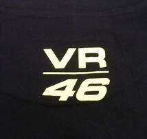 VR46 MONSTER ENERGY モンスターエナジー 15センターロゴデザイン 半袖 Tシャツ (XL) （ブラック） [並行輸入品]_画像5