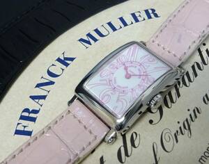 東京銀座店購入 正規品 FRANCK MULLER フランクミュラー ロングアイランド momo2 902QZJA 白文字盤 国際保証書あり 純正内外箱あり 本物