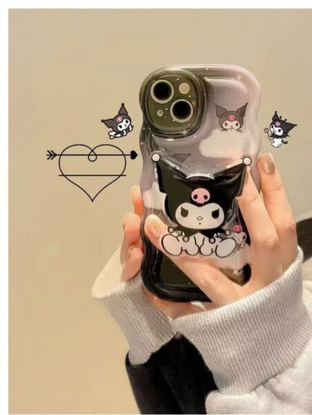 iPhoneケース☆ポップソケッツ付き☆クロミ