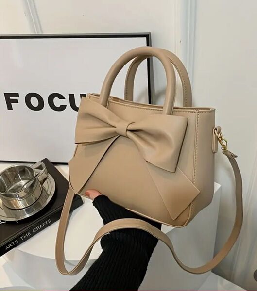 ハンドバッグ ショルダーバッグ 2way レザー リボン デート 可愛い おしゃれ ガーリー
