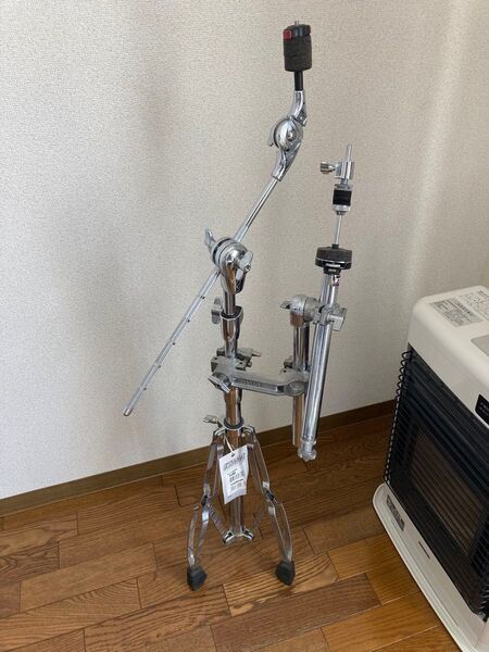 中古)TAMA タマ シンバルスタンド+ステー+クローズドハイハットアタッチメント