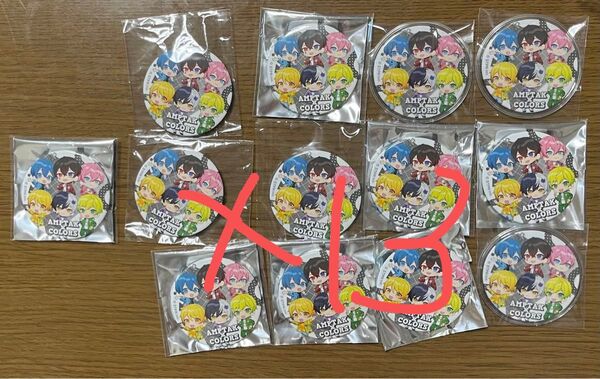 アンプタック缶バッチ全員集合