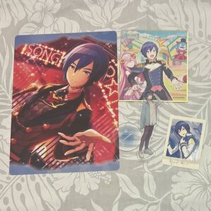 プロセカ VOCALOID KAITO 下敷き、トレカ、色紙、アクスタ4個セット