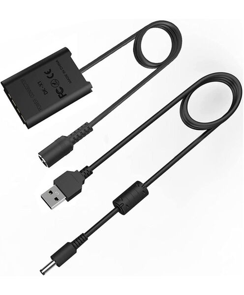 HY1C NP-BX1 ダミーバッテリー USB電源ケーブルキット Sony ZV-1 ZV-1F DSC-RX1 RX100