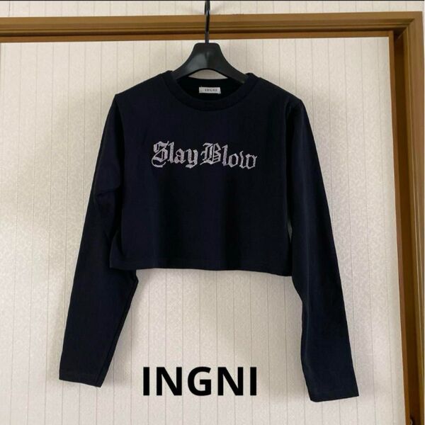 INGNI クロップドTシャツ