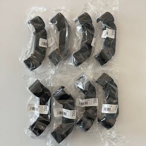矢崎化工 Φ28 イレクター プラスチックジョイント ブラック J-112A S BL 8個