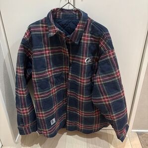 チェックシャツダウン