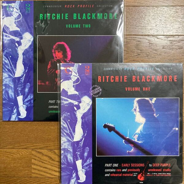 レア CONNOISSEUR リッチー・ブラックモア秘蔵音源集 VOL.1&2セット LP レコード DEEP PURPLE