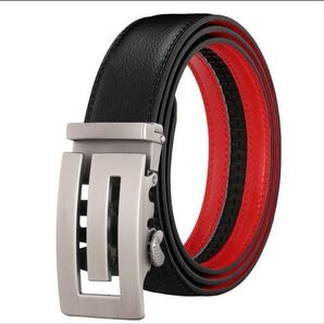 ベルト 本革 ビジネス 通勤 ゴルフ レザー 無段階 オートロック カジュアル