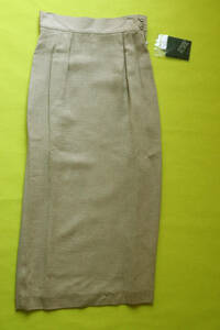 681　トクコ　TOKUKO　ロングタイトスカート　9号　Mサイズ　ベージュ　春夏レナウン　レディースファッション　新品　未使用　長期保管品