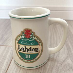 FRANKLIN PORCELAIN フランクリンポーセリン ビアマグ ビール カップ マグカップ 陶器製 限定品 LAHDEN フィンランド ビンテージ 1981