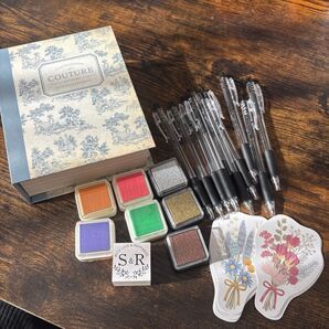 結婚式小物セット スタンプ 結婚証明書 メッセージカード