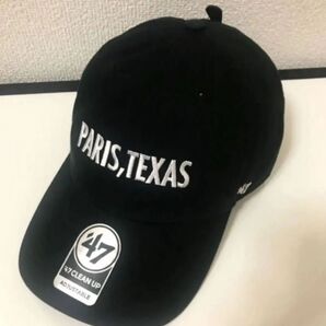 47 NEAT パリテキサス PARIS,TEXAS ブラック キャップ