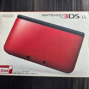 ニンテンドー3DS LL レッド×ブラック ※ダウンロードソフト3本 ステラグロウほか2本