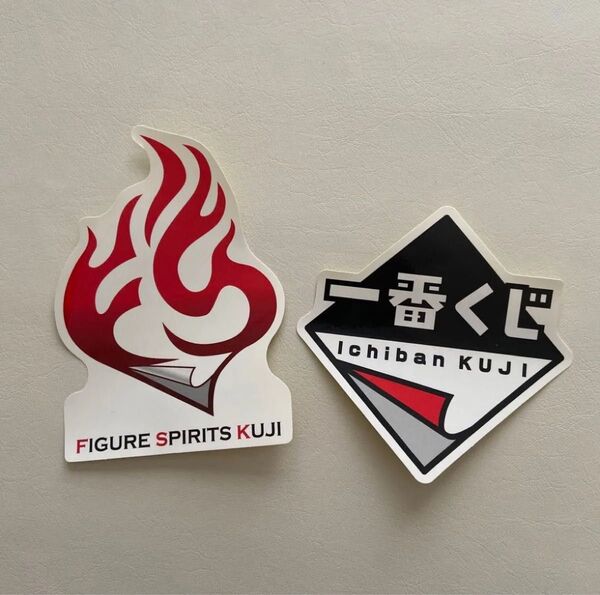一番くじ ロゴステッカー & FIGURE SPRITS KUJI ステッカー 2枚セット