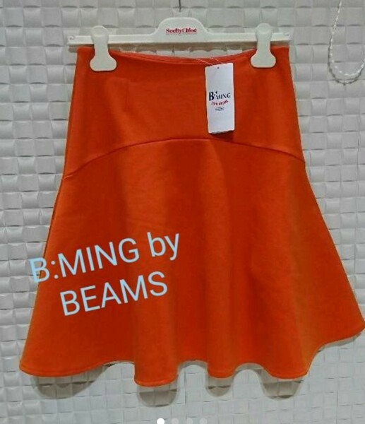  新品・タグ付き B:MING by BEAMS スカート オレンジ色