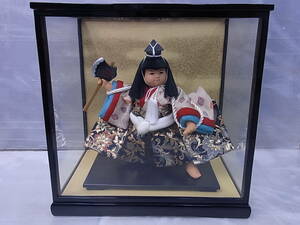 Art hand Auction □Bg/128★May Doll Yakumo☆Hecho por Koyo☆Estuche de vidrio incluido☆45cm x 45cm x 33cm☆Artículo usado, estación, Evento anual, día del Niño, muñeca de mayo