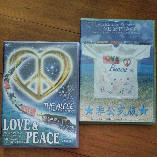 THE ALFFE 23rd Summer 2004 LOVE & PEACE DVD PAMPHLET 2枚