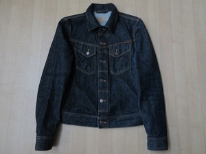 ルーマニア製 ヌーディージーンズ Conny Denim Jacket デニム ジャケット XS Nudie Jeans コニー インディゴ ブルー ジージャン ブルゾン