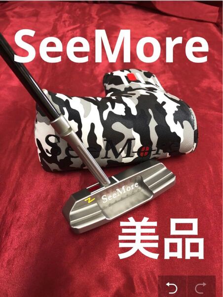 美品 シーモア Nashville Z1s バレルクランク SeeMore センター パター