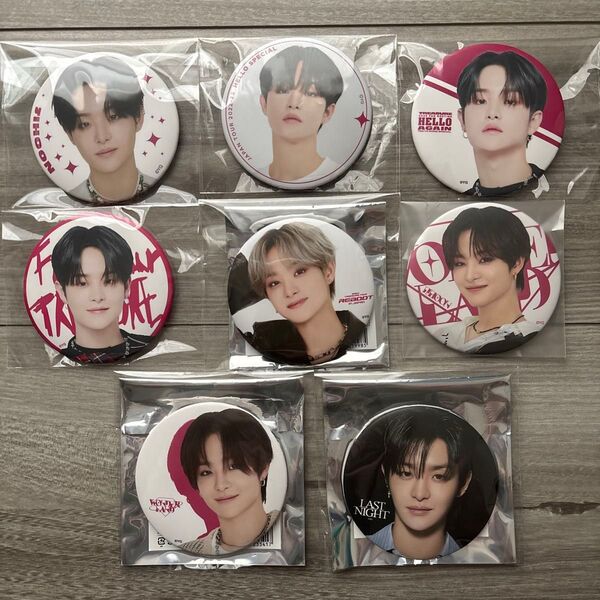 TREASURE★JIHOON☆缶バッジ8個セット バラ売り可