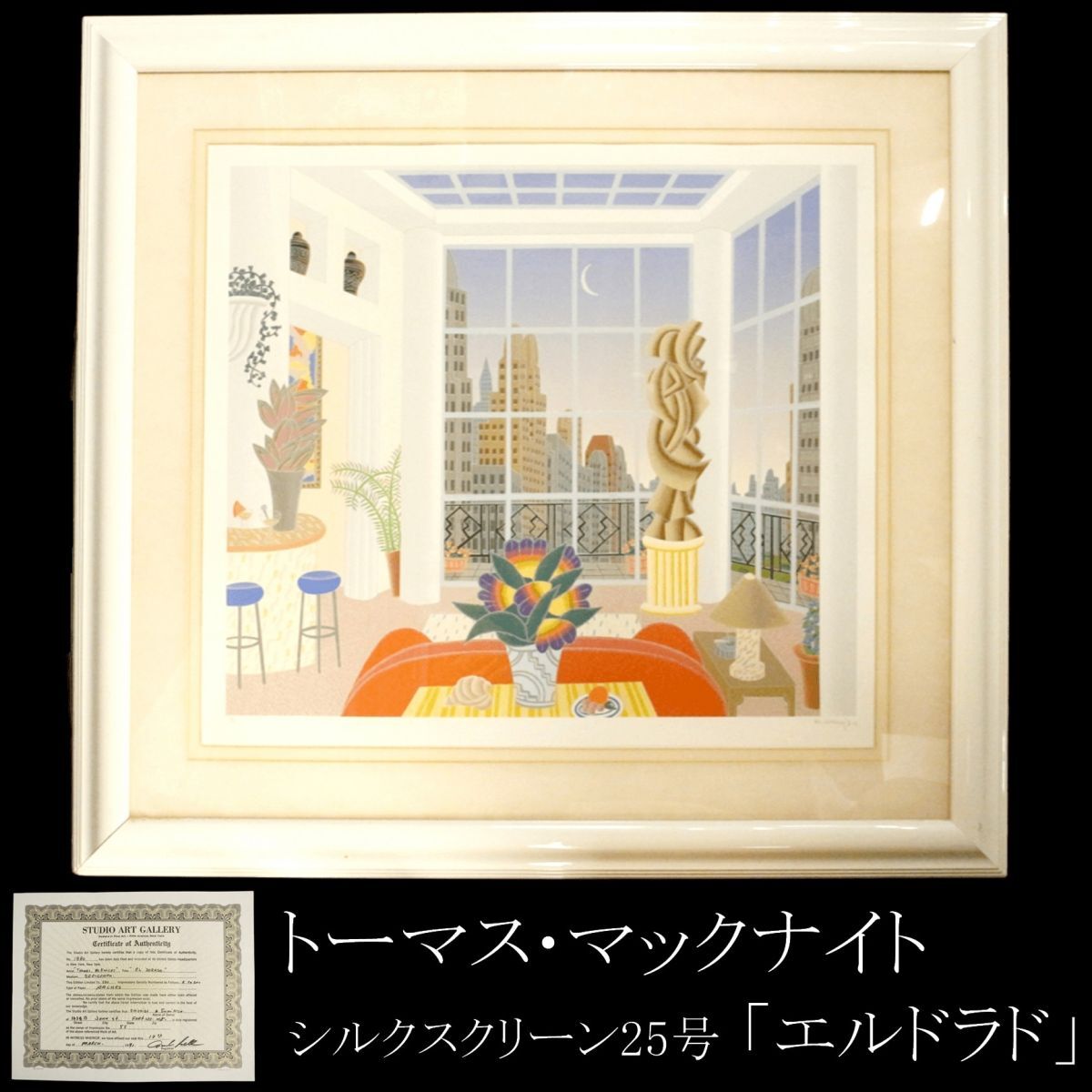 Yahoo!オークション -「トーマス マックナイト」(版画) (美術品 Yahoo!オークション -「トーマス マックナイト」(版画) (美術品
