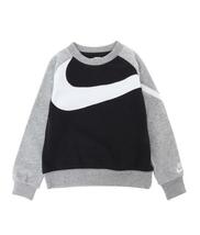 NIKE キッズ HBR トレーナー パンツ セットアップ グレー 90 2T ナイキ スウェット 上下セット ビッグスウッシュ ジャージ_画像2