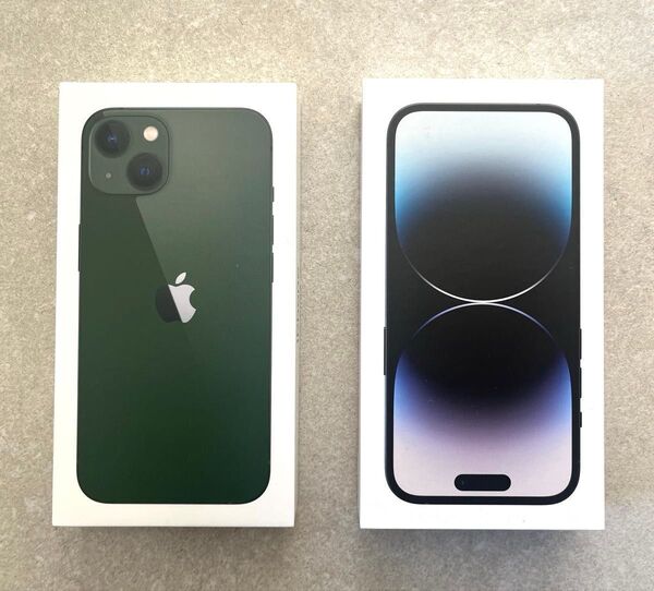値下げ可 iPhone 13 & 14 Pro 空箱 アップルステッカー SIMピン