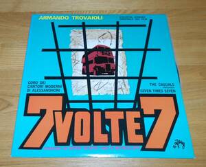 # soundtrack LP[ new * yellow gold. 7 person /7×7] domestic record /a Le Mans do* Toro vayo-li/ small west ../ Hashimoto .!