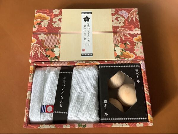 今治ハンドたおる 檜ボールセット3個セット