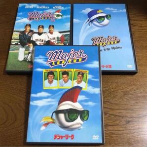 日本語吹き替えあり。DVDメジャーリーグ1.2.3セット。バシタカも!!