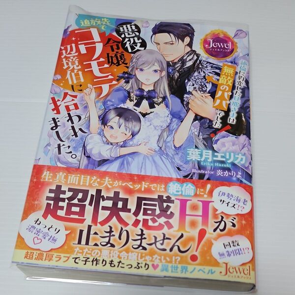 悪役令嬢、追放先でコワモテ辺境伯に拾われました。 絶倫に豹変した旦那さまは無敵のパパでした! (ジュエルブックス) 葉月エリカ/著
