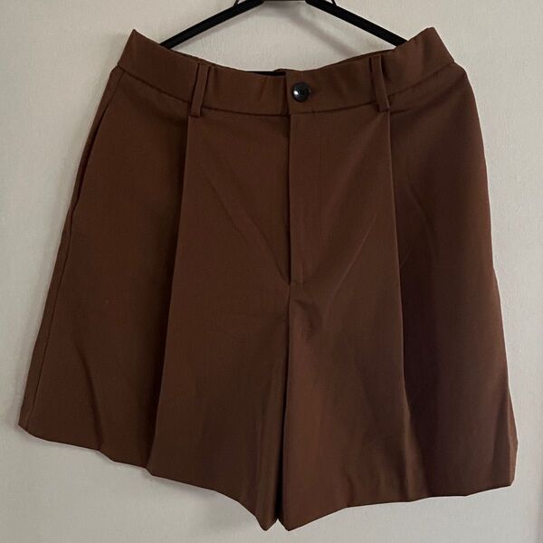 ショートパンツ ブラウン レディース