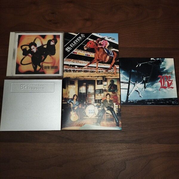 B'z ビーズ アルバム 5枚#BREAKTHROUGH#TREASURE#ELEVEN#SURVIVE#Brotherhood