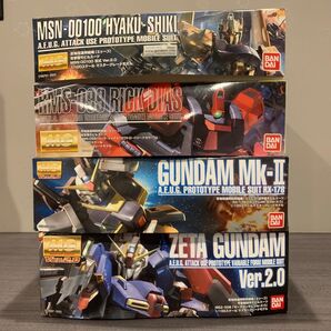 ゼータガンダムシリーズ ガンプラMG4点セット(未組立)