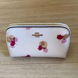 COACH 花柄 ポーチ